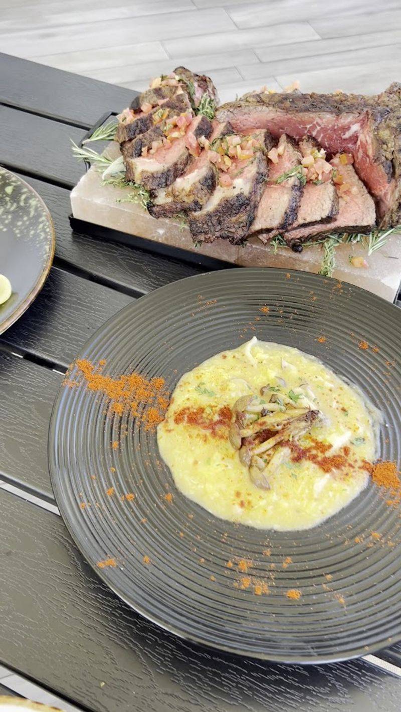 The Italian Restaurant Setting Makes the Buffet Feel More Upscale