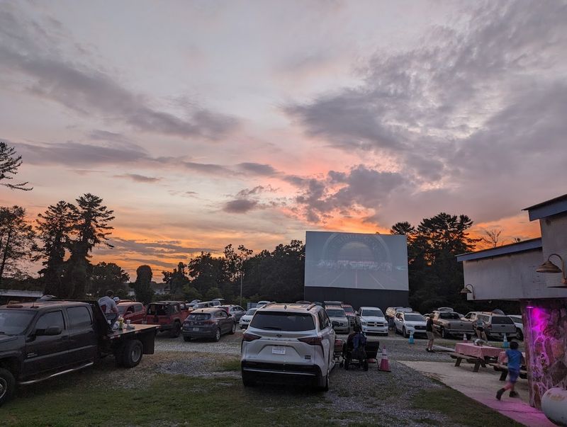 Watching Movies Beneath Georgia's Starry Mountain Skies
