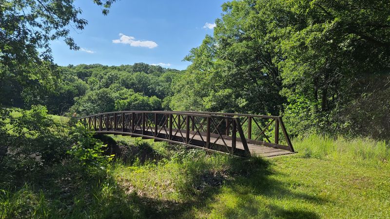 Wooded trails and hills that surprise first-time visitors