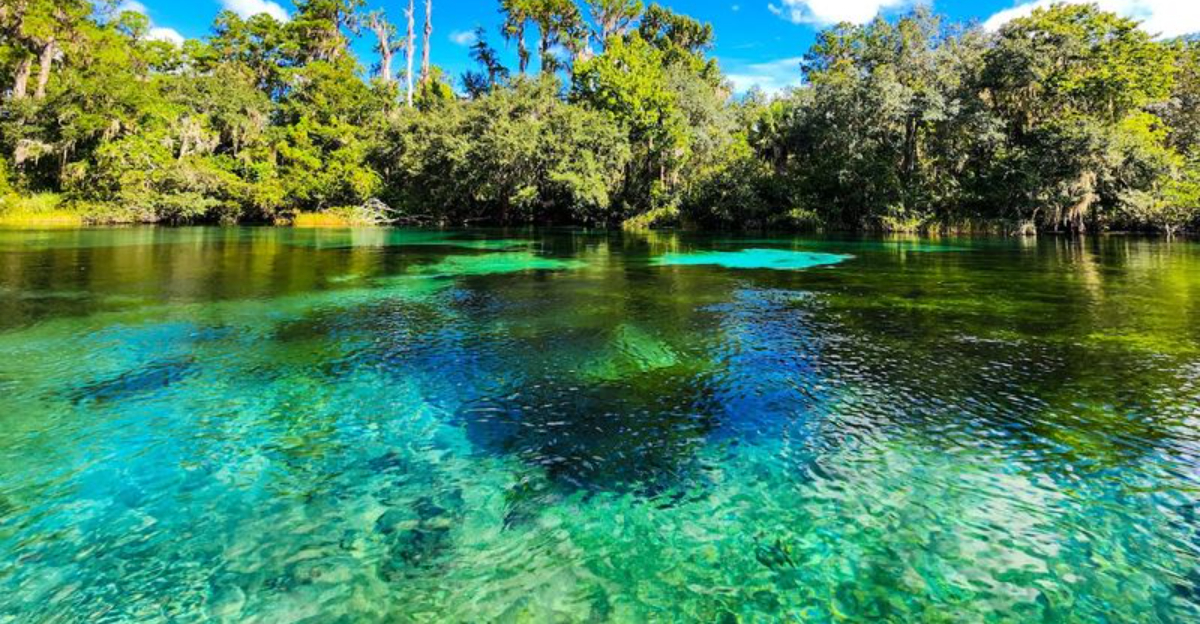 This Florida Hidden Gem Combines A Massive Crystal Spring With Three Scenic Waterfalls