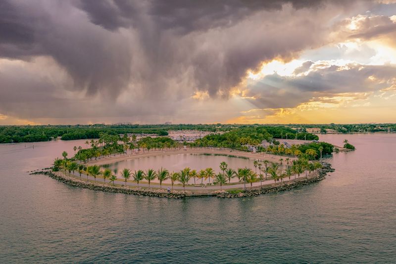 The One-of-a-Kind Man-Made Saltwater Atoll Pool