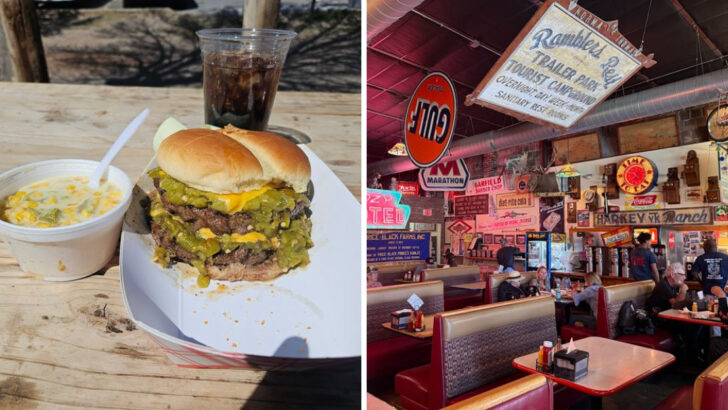 This Hole-in-the-Wall in New Mexico Is Known Statewide for Its Green Chile Cheeseburger