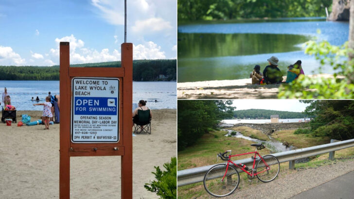 This Massachusetts State Park Is A Summer Favorite For Swimming, Kayaking, And Lakeside Relaxation
