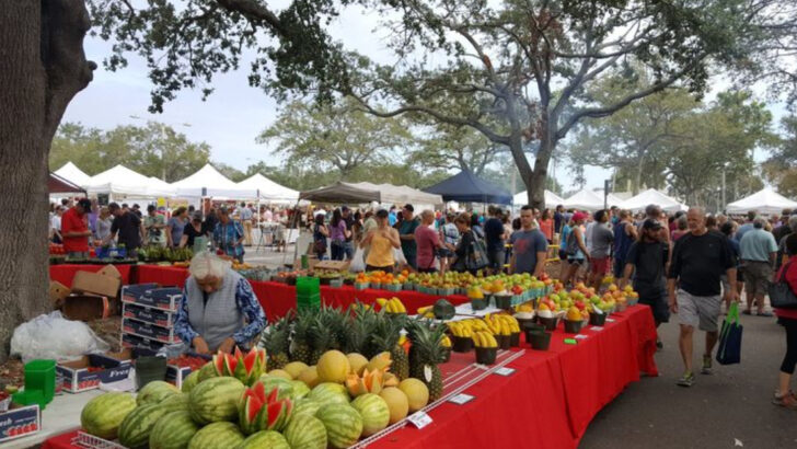 This Massive Florida Farmers Market Takes Over Downtown With More Than 400 Vendors Every Weekend