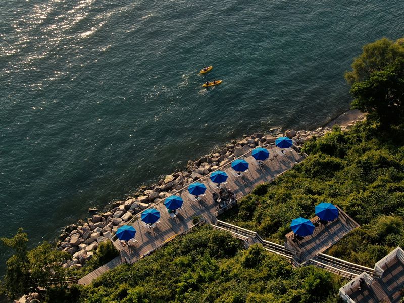 A Private Beach That Makes Daytime Easy