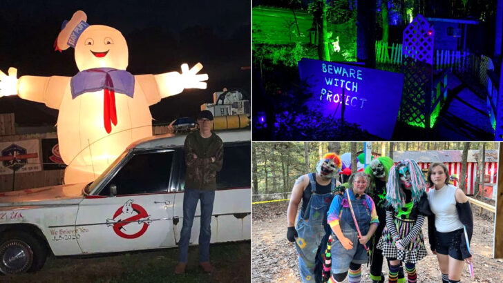 Thrilling Haunted Houses And Frightening Trails Make This North Carolina Halloween Attraction A Local Favorite