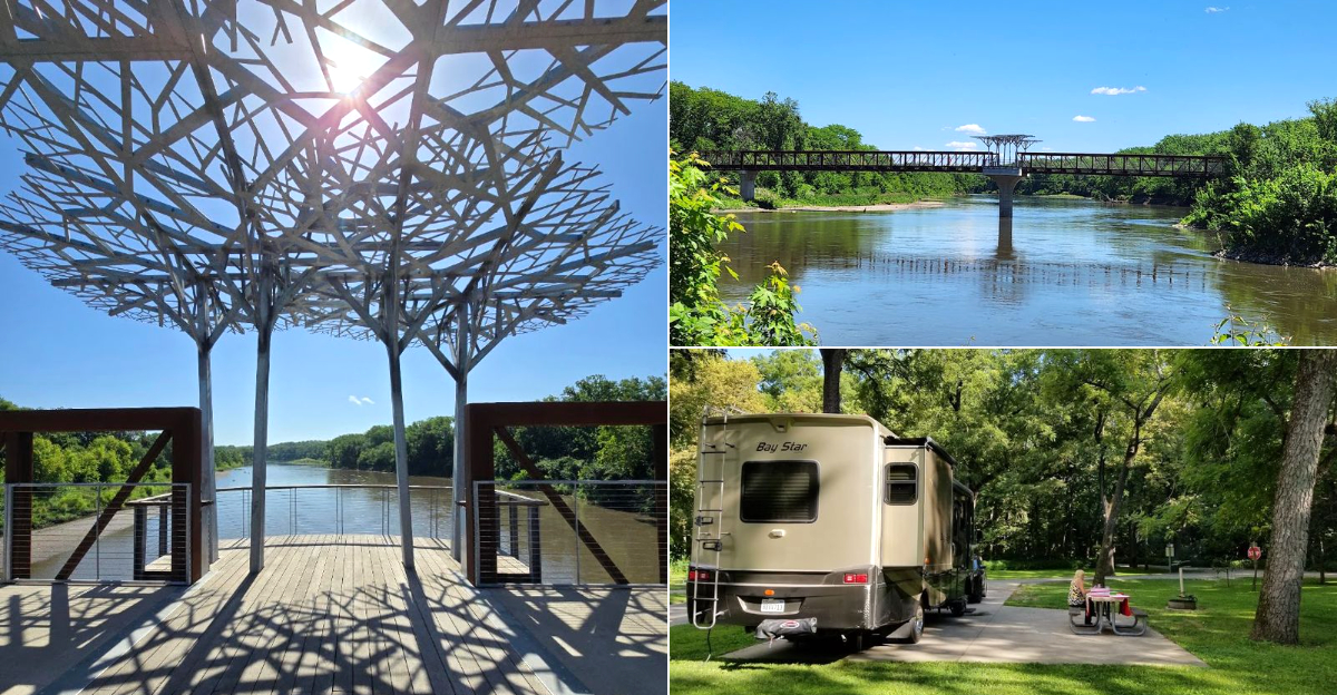 Towering Walnut Trees And Peaceful River Trails Make This Iowa Park Feel Surprisingly Wild