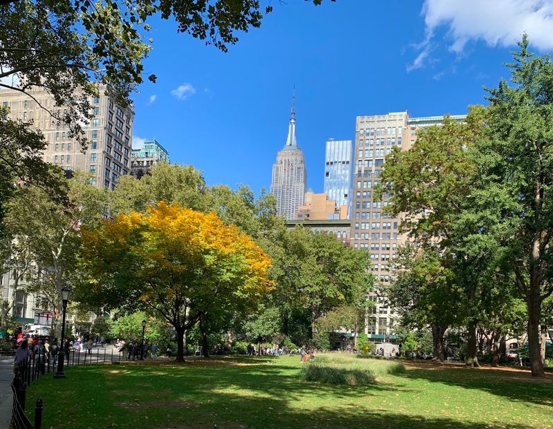 A Rare Green Pause In The Middle Of Manhattan