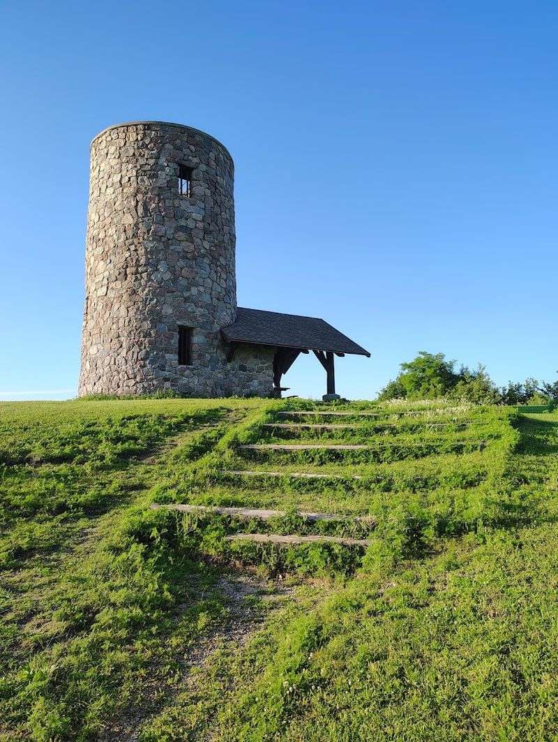 The Historic Tower Gives The Park Its Personality