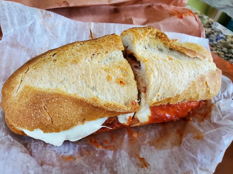 The Perfect Balance of Crispy Eggplant, Sauce, and Melted Cheese