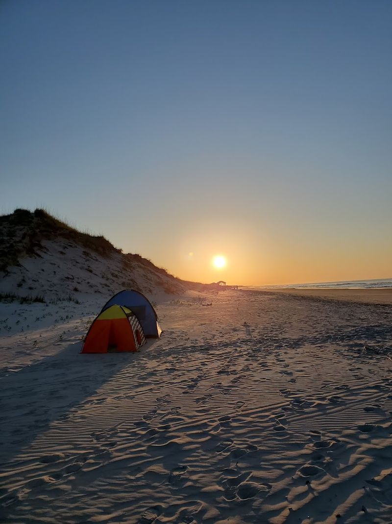 Camping Right on the Island