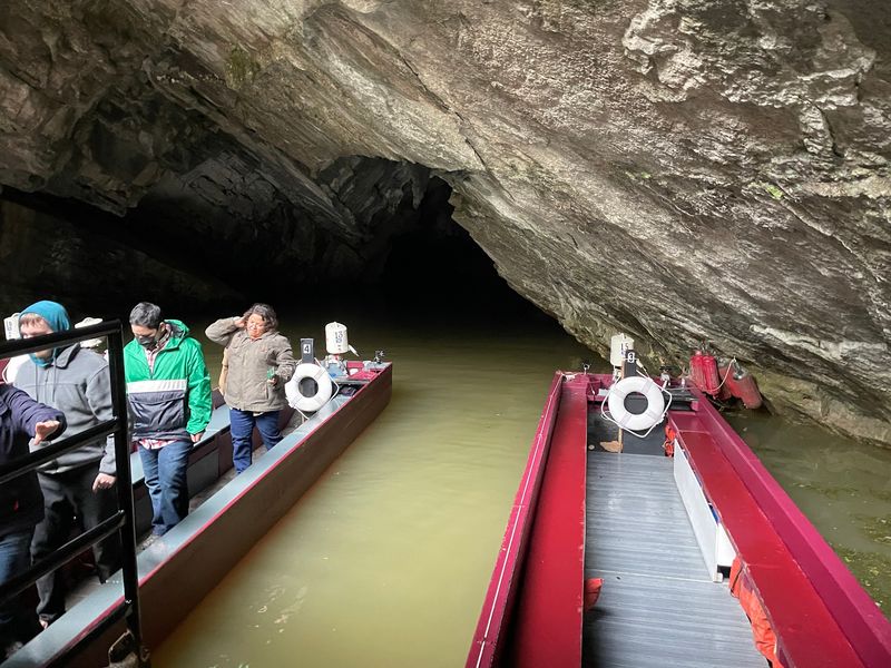 Boat Through a Cave at Penn's Cave and Wildlife Park