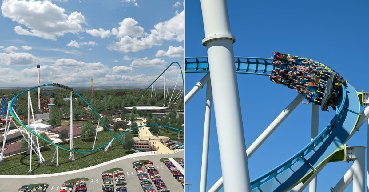 Ride North Carolina’s Giant Roller Coaster With One Of The Biggest Drops In The Country