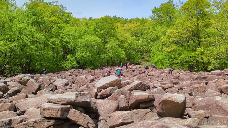 Strike the Rocks at Ringing Rocks County Park