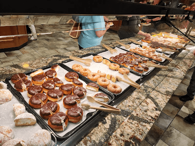 Breakfast Brings Scrapple, Donuts, and Early-Morning Energy