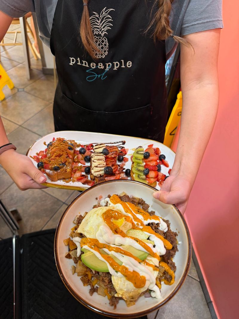 Sunny Plates at Pineapple Sol
