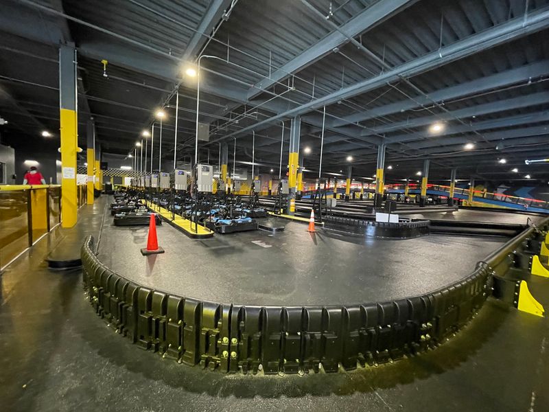 Race Around The High-Speed Electric Go-Kart Track