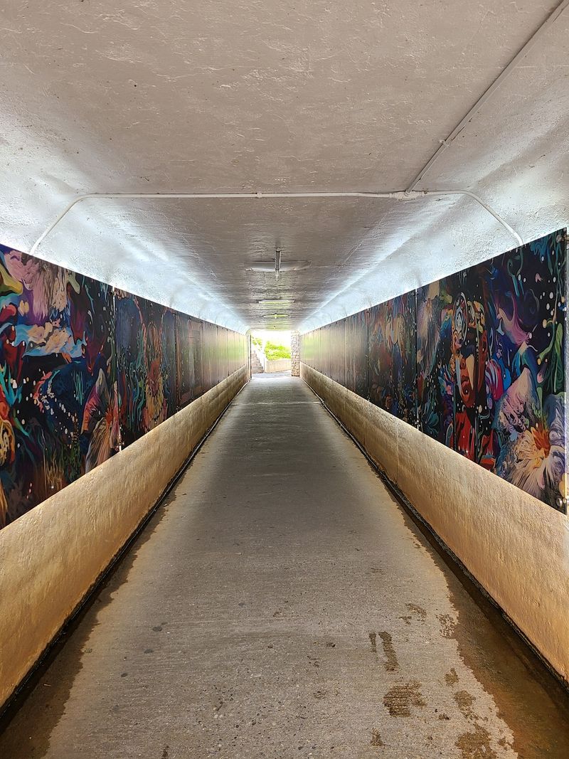 An Underground Tunnel Connecting Beach to Downtown