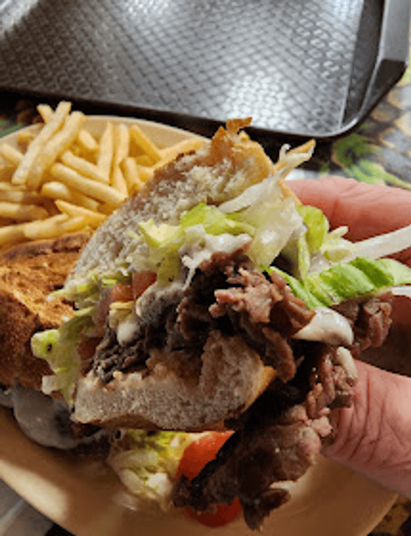 Prime Rib on a Hoagie, Hot and Ready