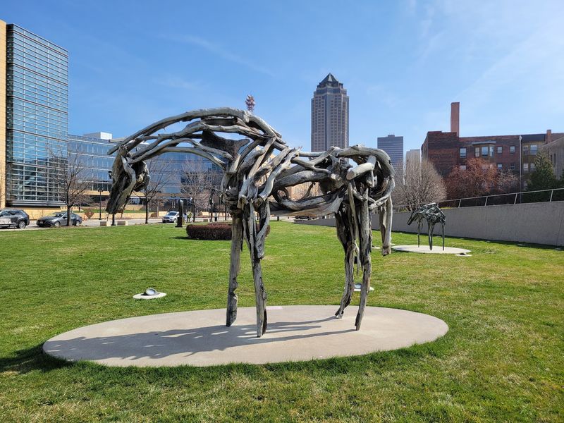 Downtown Views Make The Sculptures Feel Even Bigger
