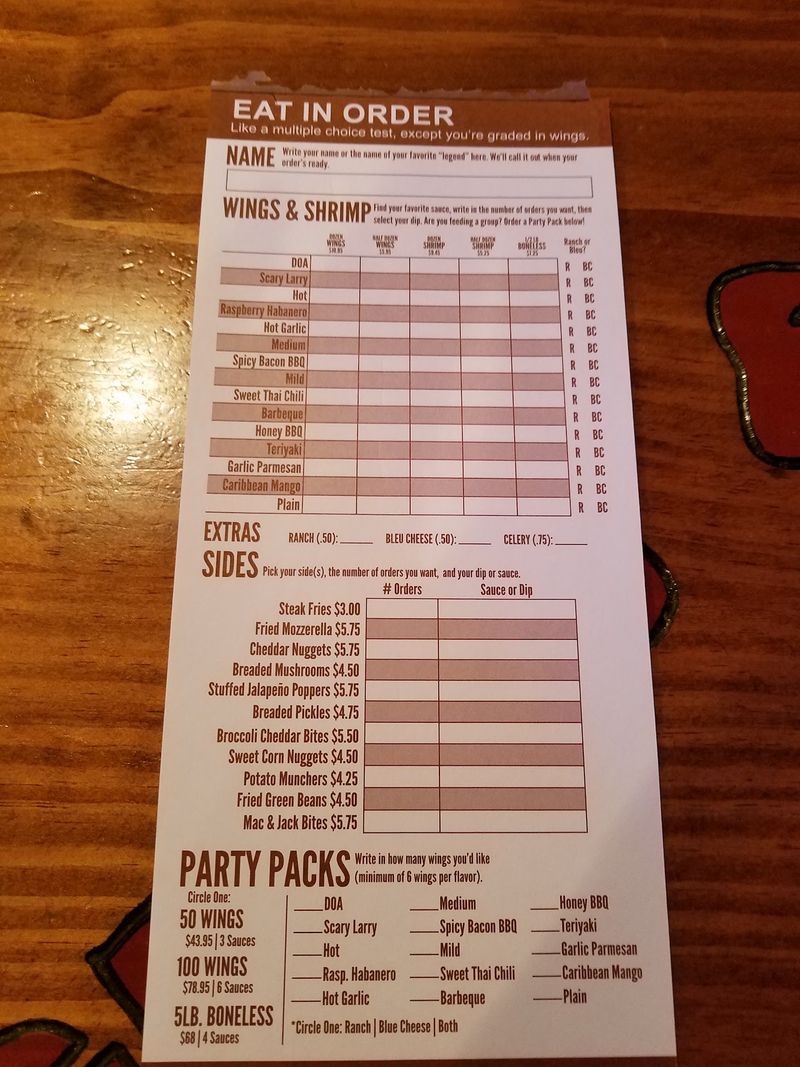 An Ordering System With Local Character