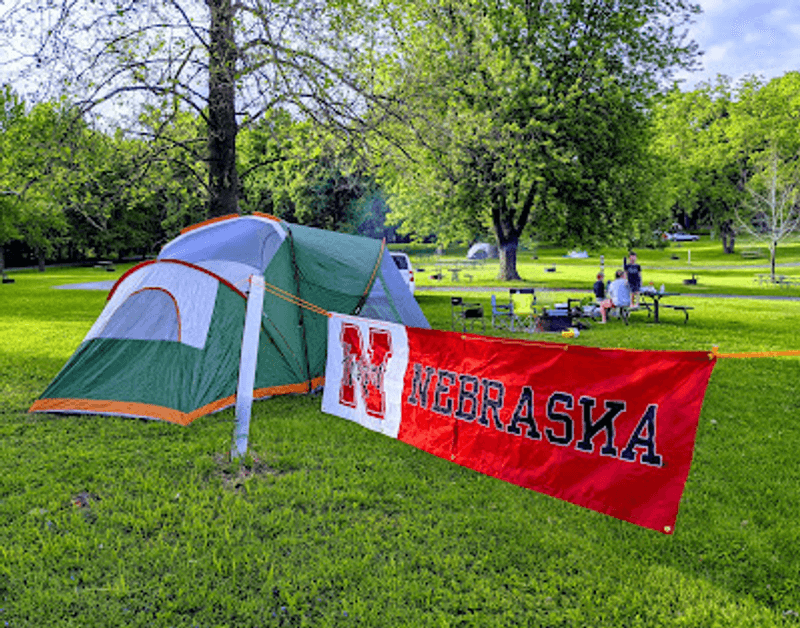 Camping Close to the Water and Trees
