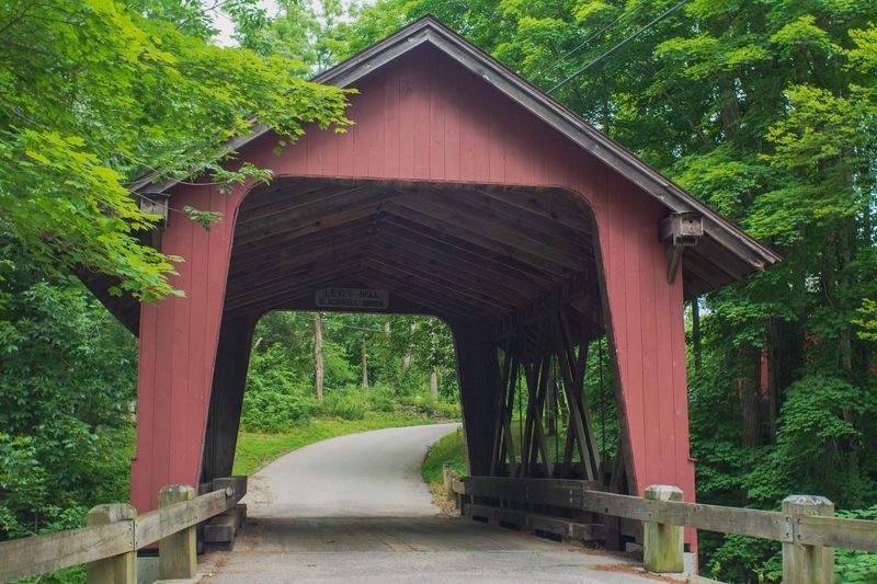 Creamery Brook Covered Bridge, Eastford, Windham County