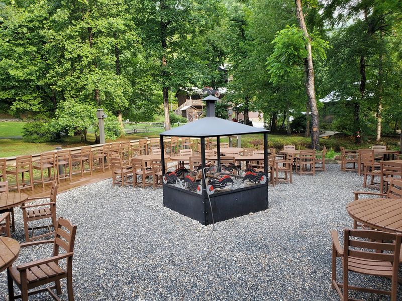 The Creek and Communal Fire Pit