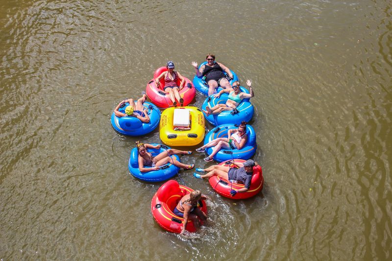 The Float Fits A Larger Hocking Hills Getaway