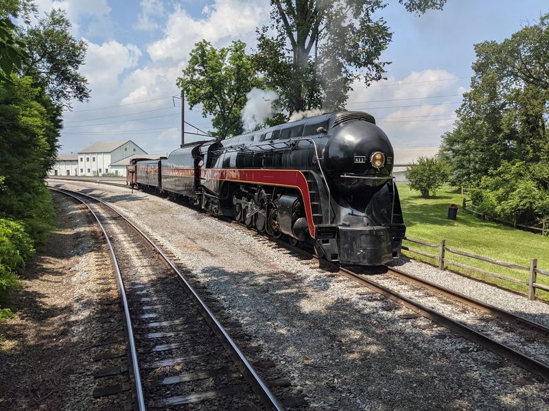 Hear and feel the power of a working steam engine
