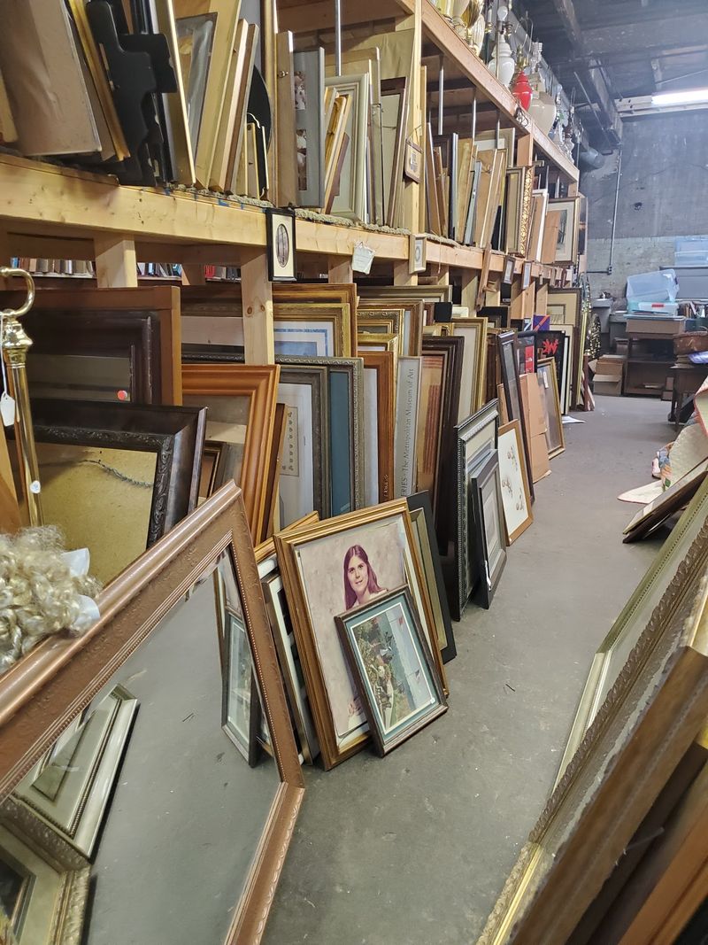 Picture Frames Waiting for a Second Life