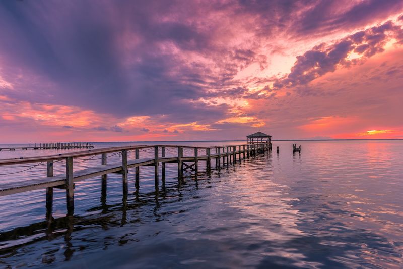 Boardwalk Glow by the Sound - Duck, Dare County,
