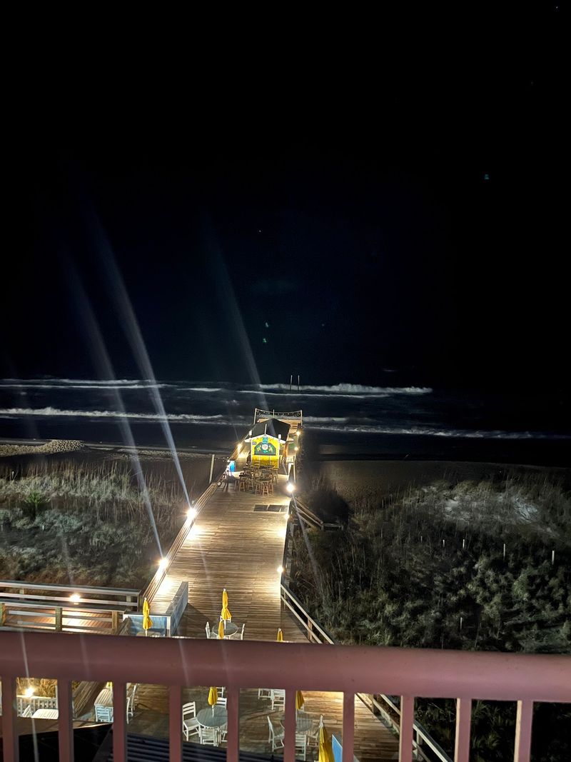 Moonlight Dining On The Pier
