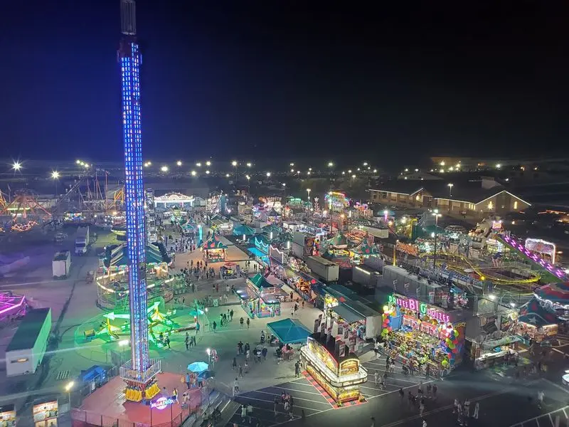 Twilight Magic Across the Fairgrounds
