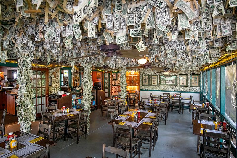The Famous Dollar Bill Bar