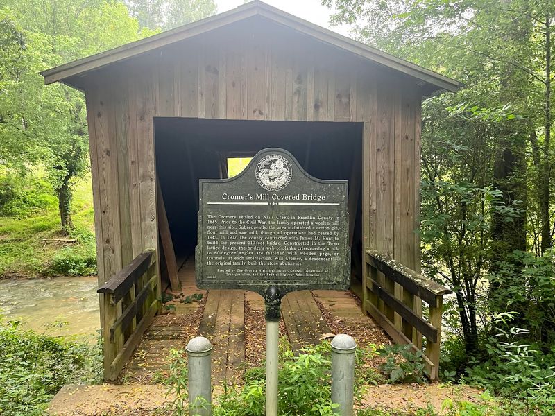 Cromer's Mill Covered Bridge - Carnesville