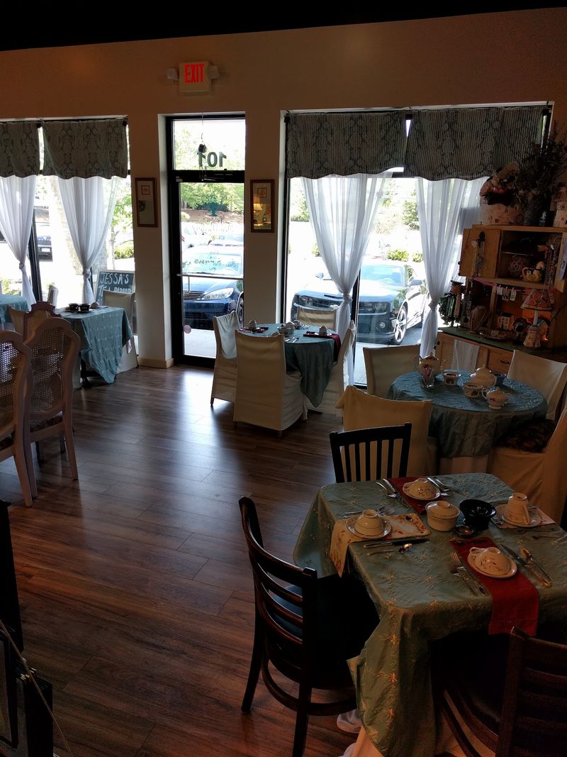 A Cozy Tea Room Filled With Vintage Charm