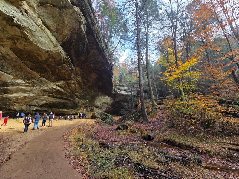 Ash Cave & South Bloomingville - An Easy Waterfall Walk With Scenic Country Roads