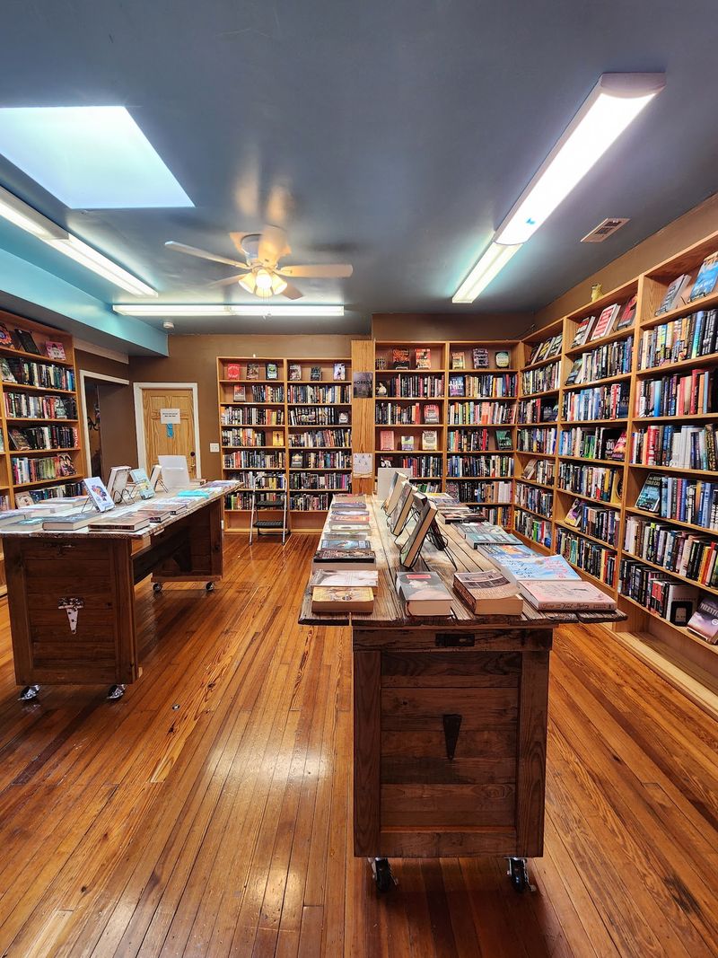 New Books Downstairs, Used Books Upstairs