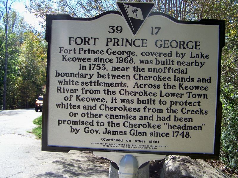 Fort Prince George Historic Site - Pickens County