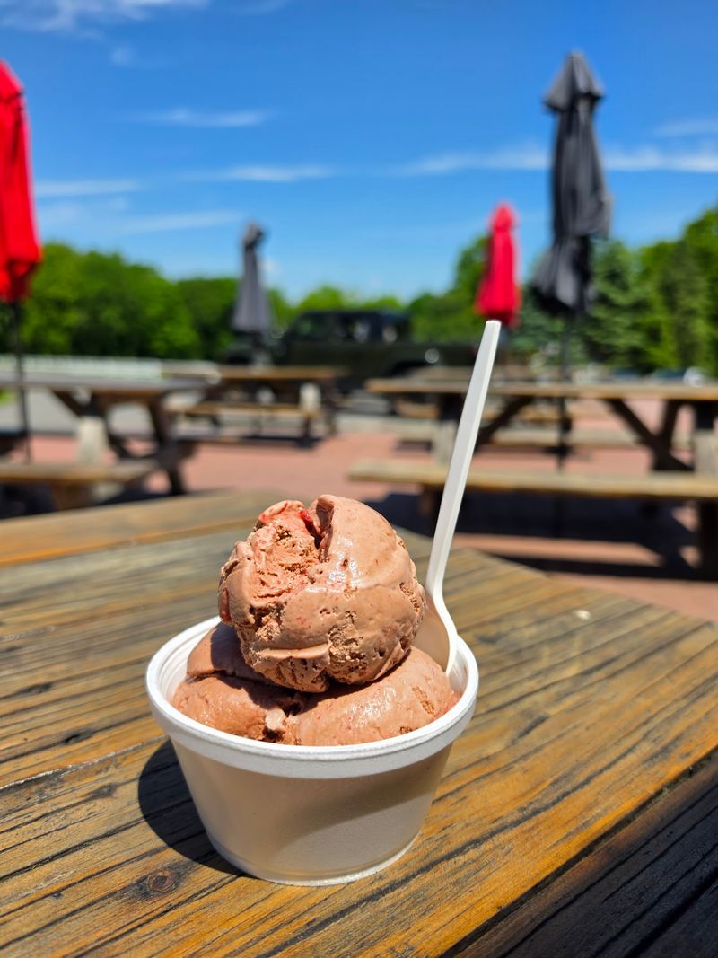 Big Scoops and Farm Breezes at Rich Farm Ice Cream