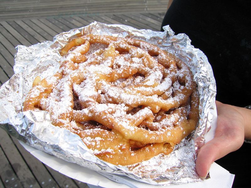 Funnel Cakes at Iowa County Fairs