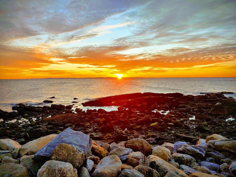 A Beach Where Rocky Shores Tell Ancient Stories