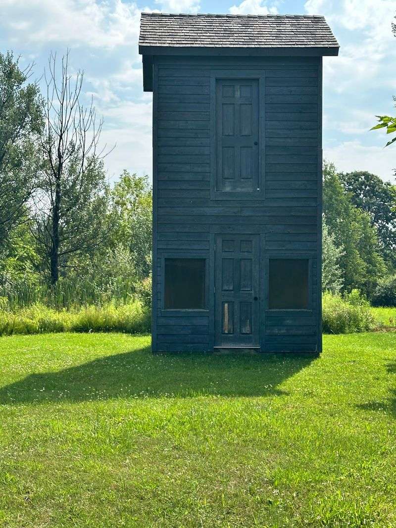 The Two Story Outhouse - Cedar Lake