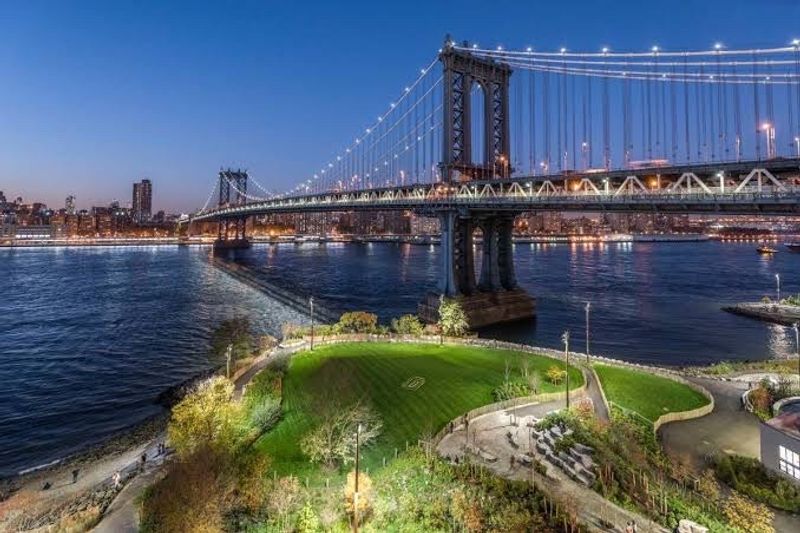 Brooklyn Bridge Park Esplanade, Brooklyn and Kings County