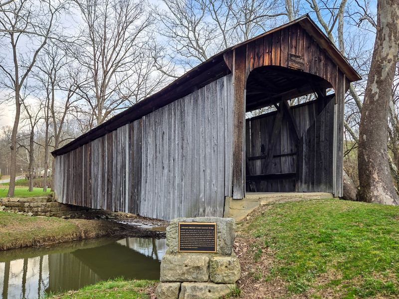 Historic Johnson's Mill/Salt Creek Covered Bridge - Zanesville