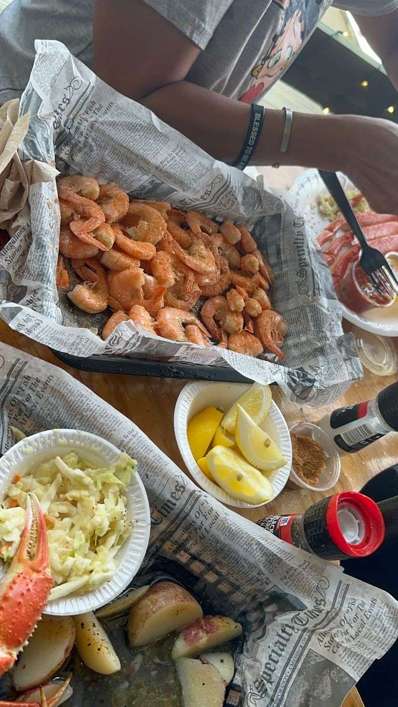Fresh Dungeness Crab and Seafood Variety