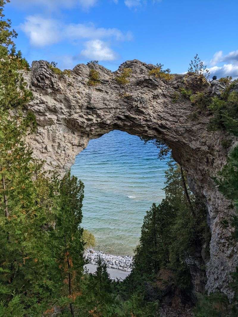 Arch Rock, Mackinac Island, Mackinac County