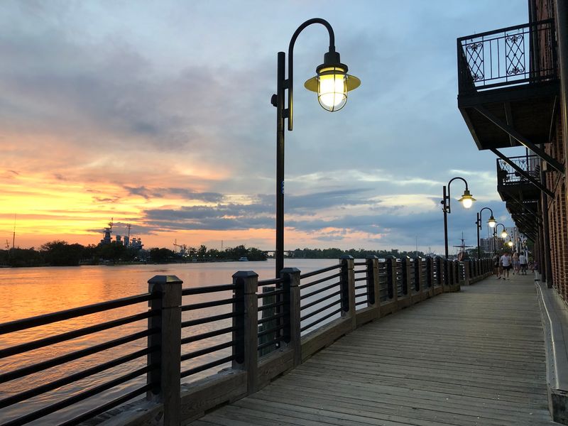 Catch the Riverwalk at Sunset