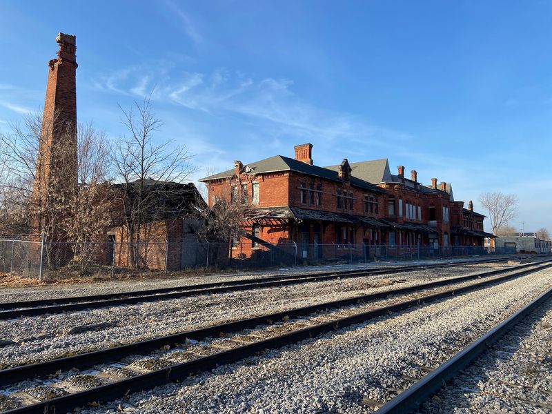 Flint & Pere Marquette Railroad East Saginaw Depot (Potter Street Station) - Saginaw